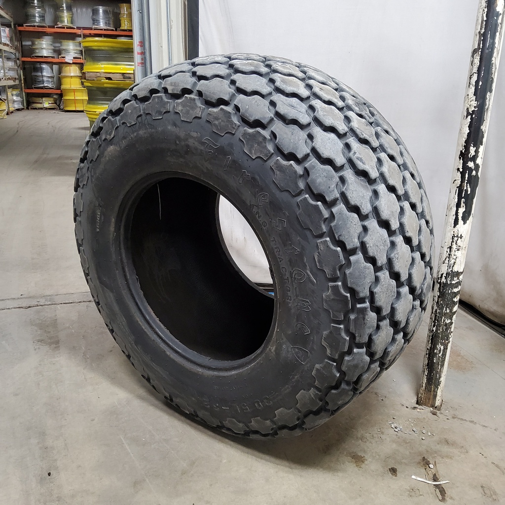 30.5/L-32 Firestone All Non-Skid Tractor R-3 , F (12 Ply) 80%