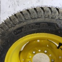 27/10.50-15 Titan Farm Multi Trac C/S NHS  HF-1 on John Deere Yellow 6-Hole Implement 99%