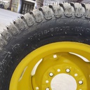 27/10.50-15 Titan Farm Multi Trac C/S NHS  HF-1 on John Deere Yellow 6-Hole Implement 99%