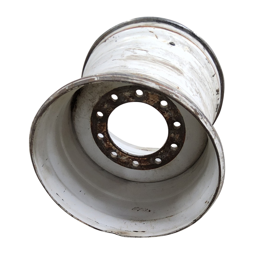 20"W x 22.5"D, White 10-Hole Hub Pilot