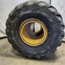 1000/50R25 Michelin MegaXBib 2 R-1W on Cat Yellow 24-Hole Flat Plate 3-Piece 70%