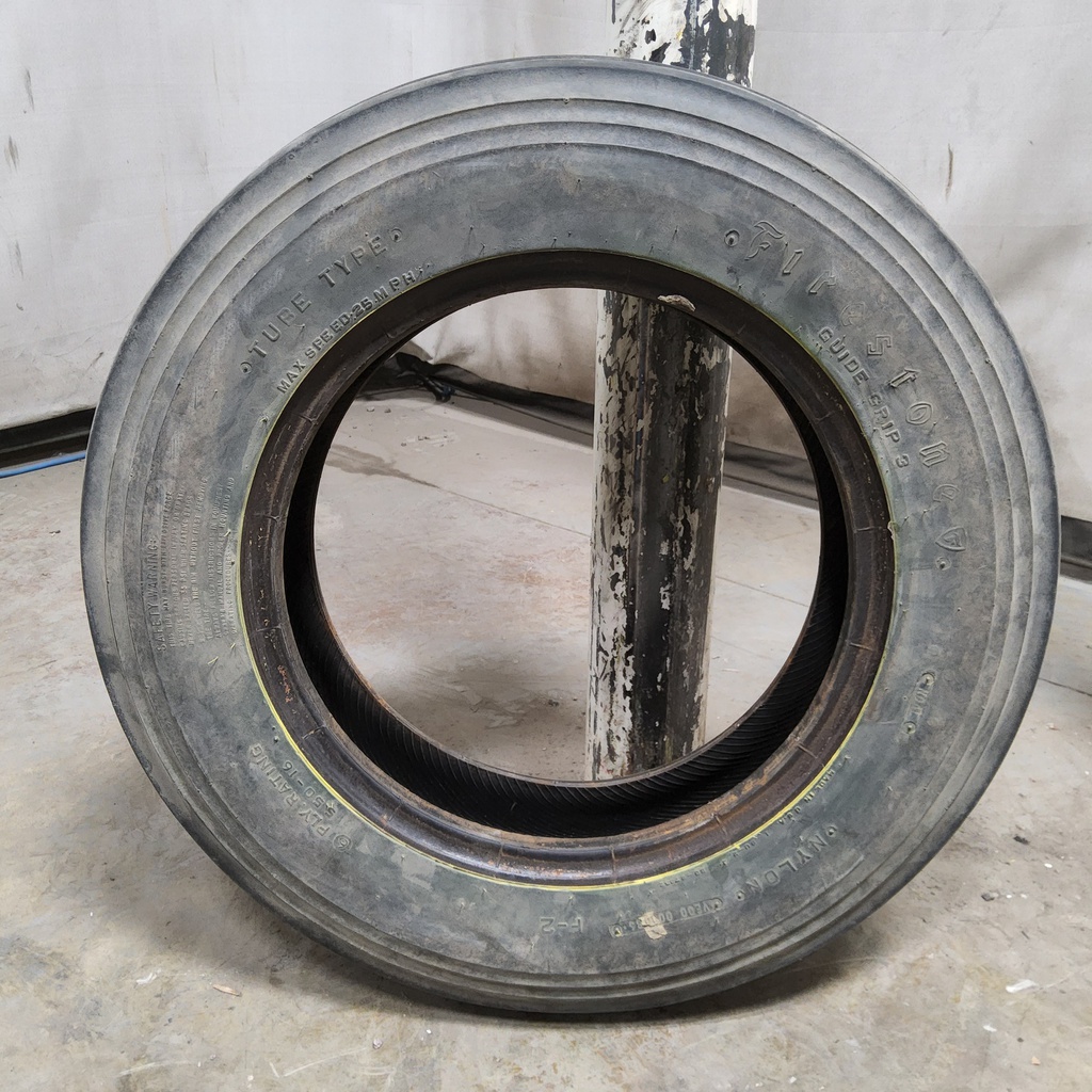 5.50/-16 Firestone Champion Guide Grip Single Rib F-1 , C (6 Ply)