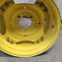 8-Hole Rim with Clamp/U-Clamp (groups of 2 bolts) Center for 24" Rim, John Deere Yellow