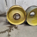 18"W x 38"D, John Deere Yellow 10-Hole Formed Plate