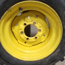 8.25"W x 16.5"D, John Deere Yellow 6-Hole Implement