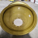 18"W x 42"D, John Deere Yellow 10-Hole Formed Plate W/Weight Holes