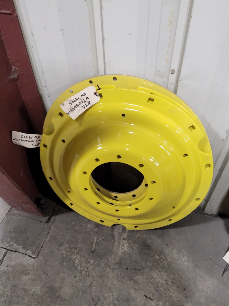 10-Hole Stub Disc Center for 38"-54" Rim, John Deere Yellow