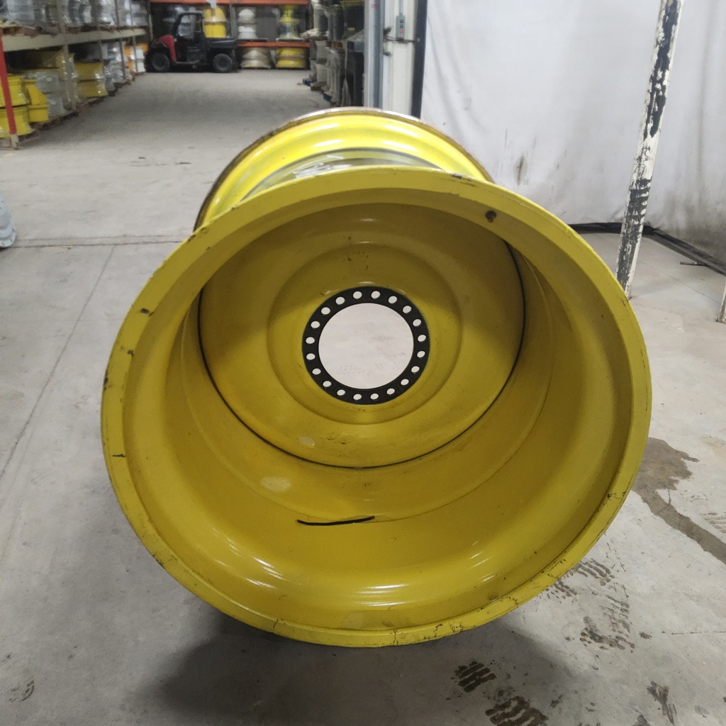 44"W x 46"D, John Deere Yellow 20-Hole Formed Plate