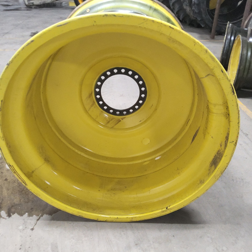 44"W x 46"D, John Deere Yellow 20-Hole Formed Plate