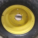 10"W x 15"D, John Deere Yellow 6-Hole Flat Plate