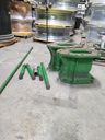 15.75"L Combine Frame Extension, w/Shafts, no Hdw or Truss Rod, John Deere Combine "S" Series, John Deere Green