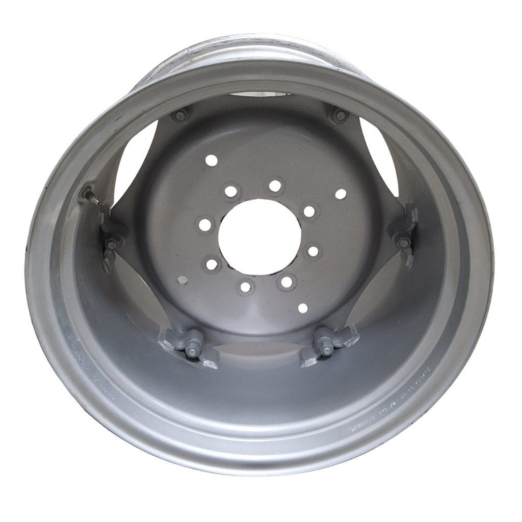 16"W x 24"D, Case IH Silver Mist 6-Hole Rim with Clamp/Loop Style