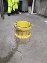 10-Hole 10"L Hub Extension, John Deere Yellow