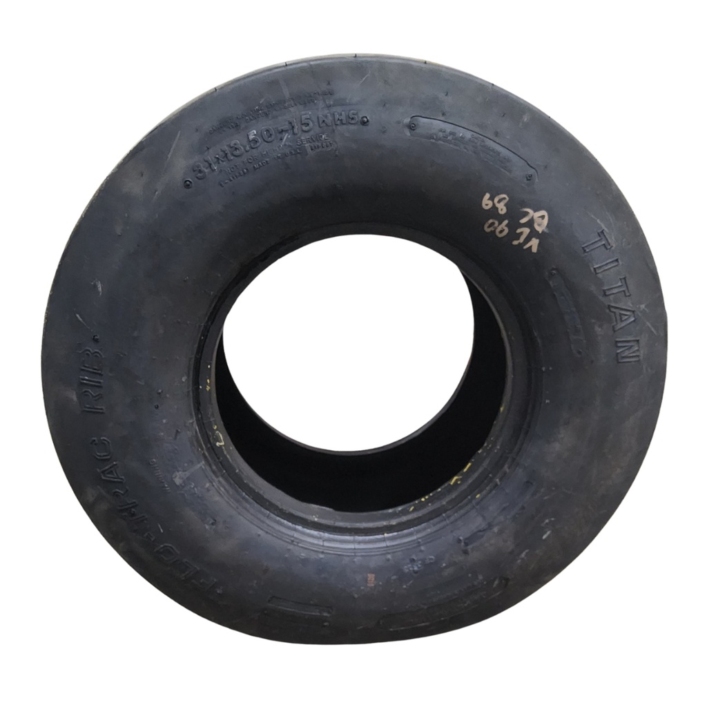 31/13.50-15 Titan Farm Flo-Trac Rib HF-1 , G (14 Ply) 99%