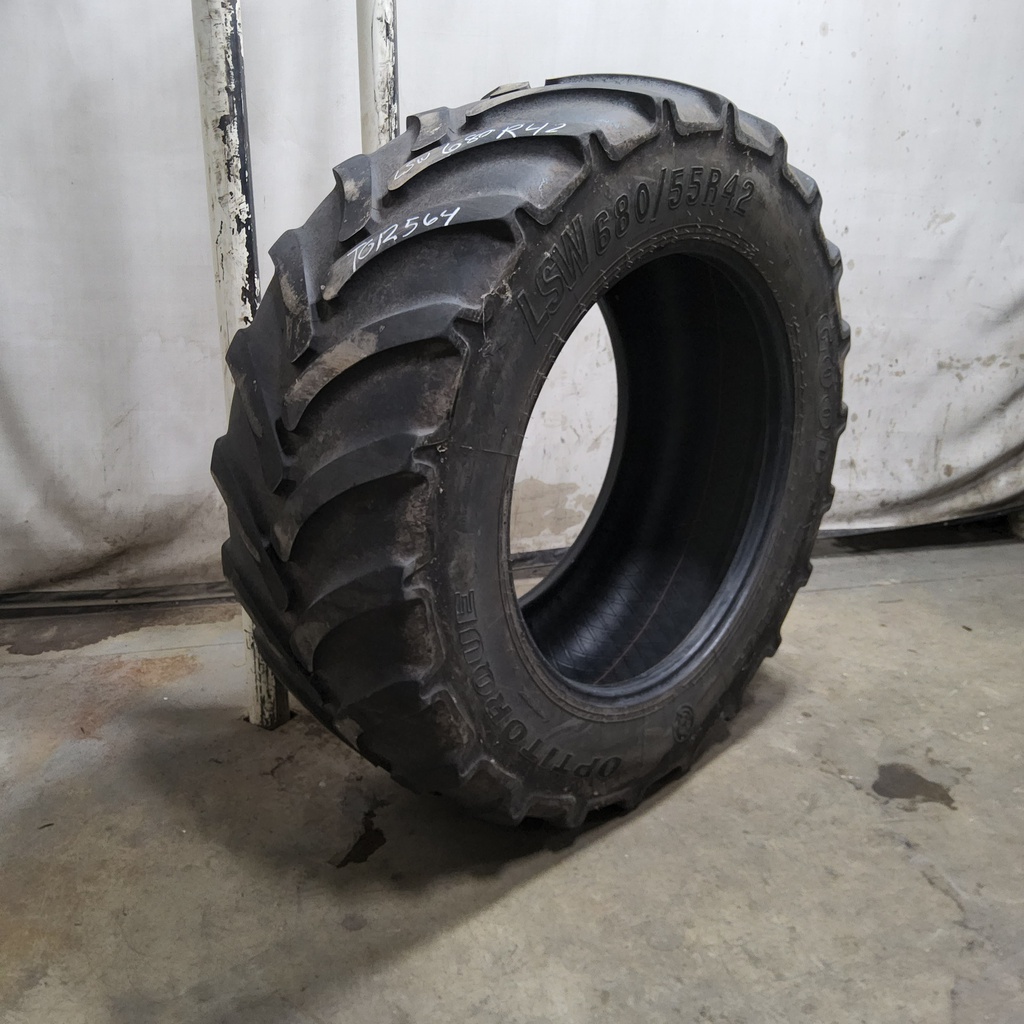 LSW 680/55R42 Goodyear Farm OptiTorque R-1 171D 50%