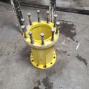 10-Hole 21.5"L Hub Extension/Triple, John Deere Yellow