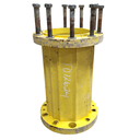 10-Hole 21.5"L Hub Extension/Triple, John Deere Yellow