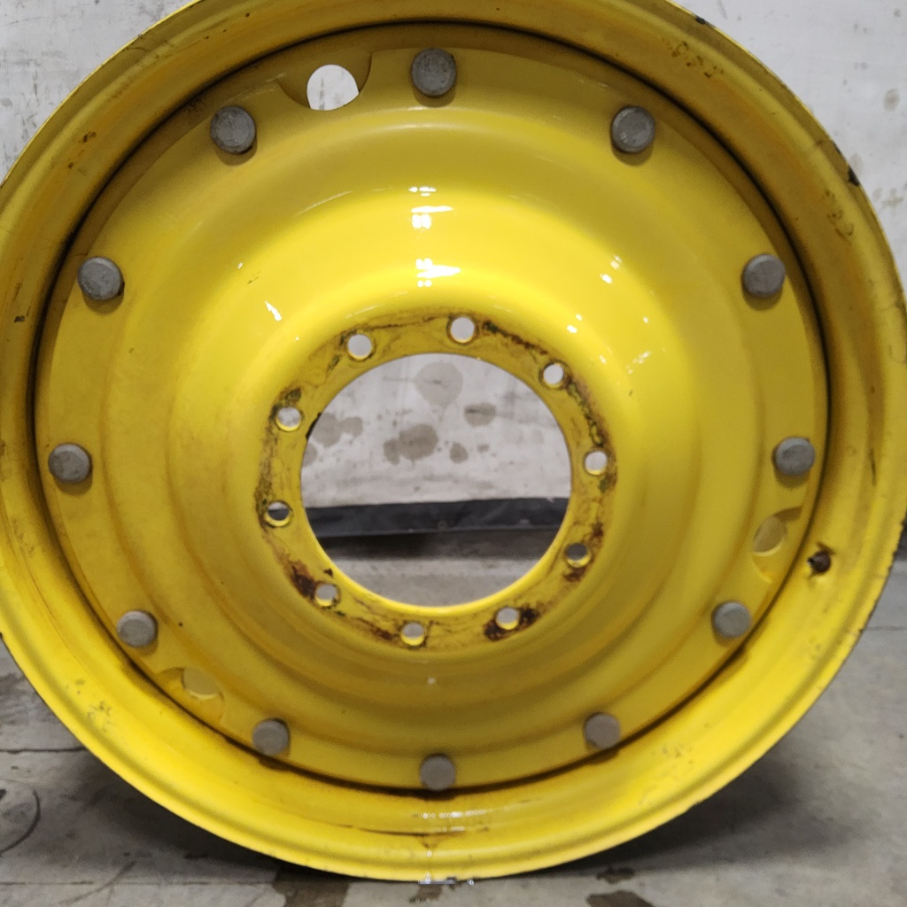 10-Hole Stub Disc Center for 38"-54" Rim, John Deere Yellow