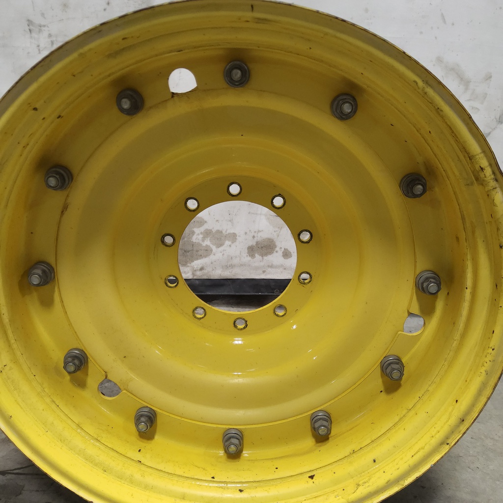 10-Hole Stub Disc Center for 38"-54" Rim, John Deere Yellow