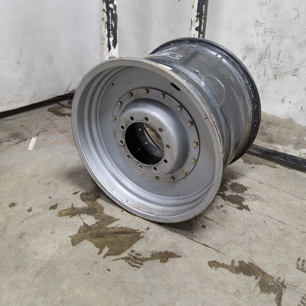 27"W x 38"D, Case IH Silver Mist 10-Hole Formed Plate W/Weight Holes
