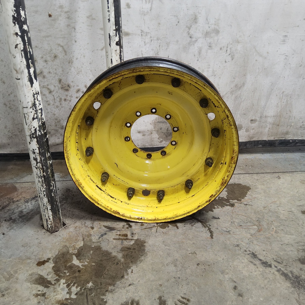 10"W x 38"D, John Deere Yellow 12-Hole Stub Disc