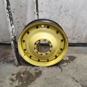 10"W x 38"D, John Deere Yellow 12-Hole Stub Disc
