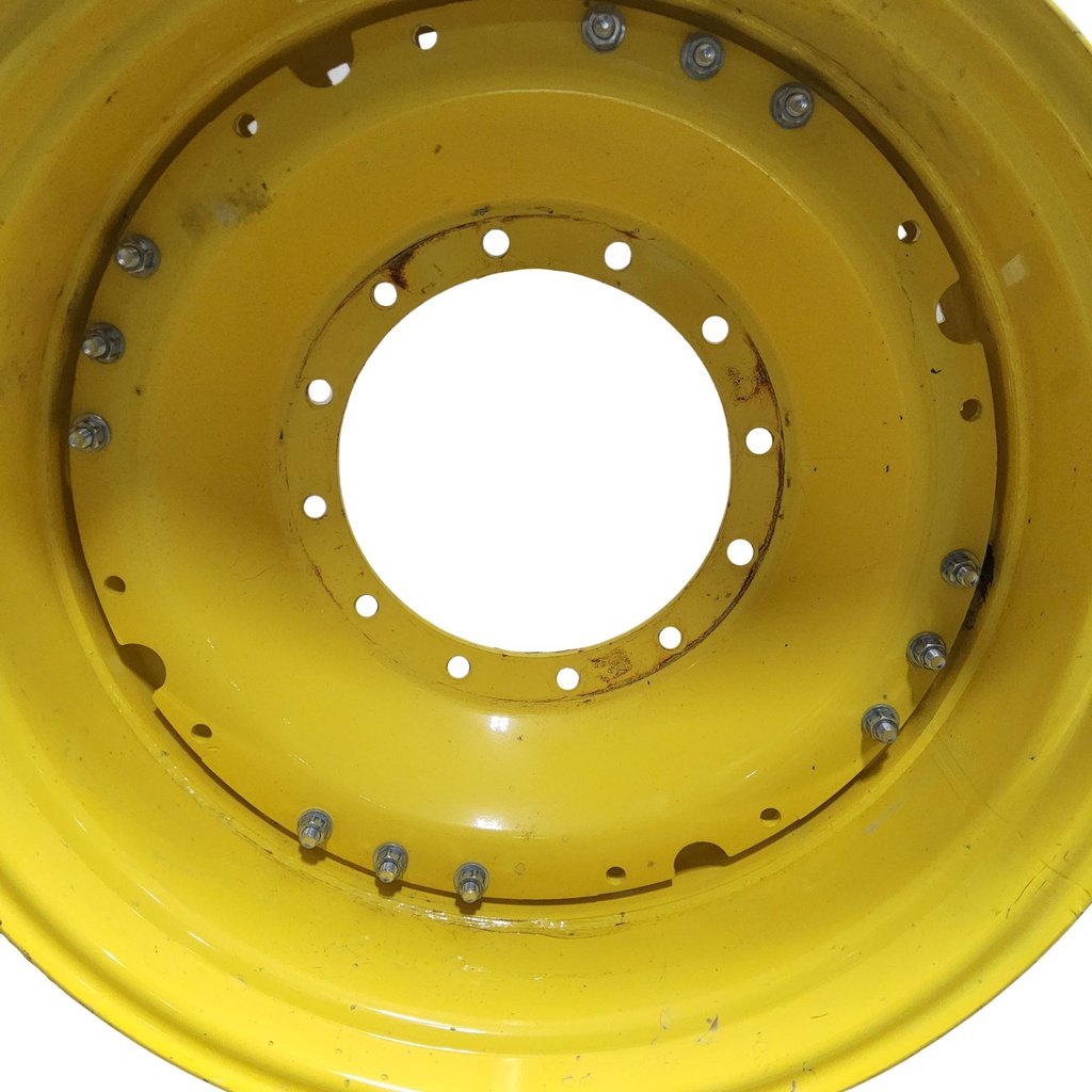 12-Hole Waffle Wheel (Groups of 3 bolts) Center for 34" Rim, John Deere Yellow