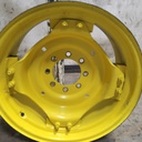 8-Hole Rim with Clamp/U-Clamp (groups of 2 bolts) Center for 24" Rim, John Deere Yellow