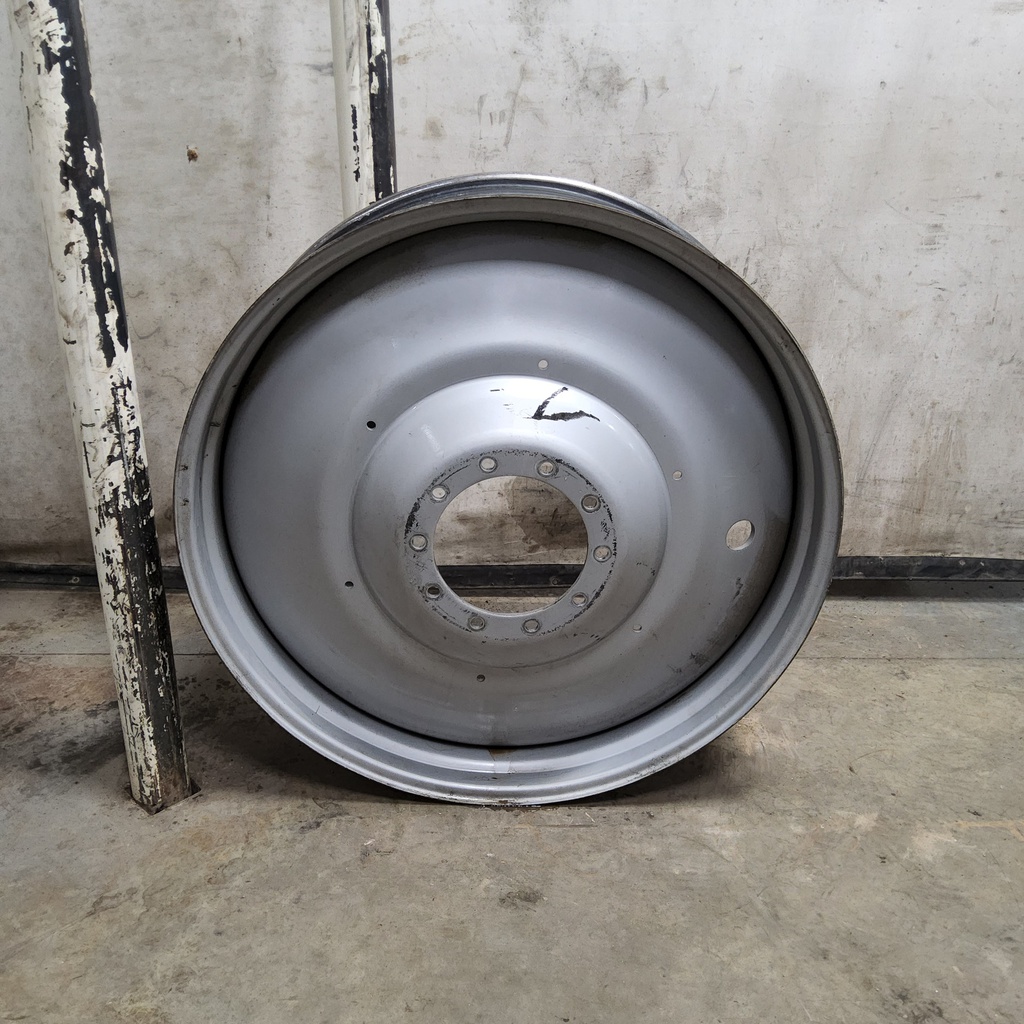 13"W x 46"D, Case IH Silver Mist 10-Hole Formed Plate W/Weight Holes