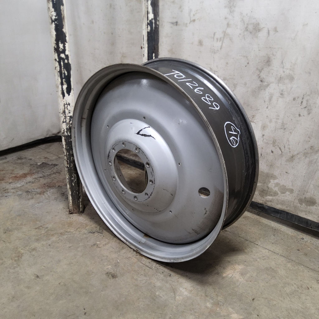 13"W x 46"D, Case IH Silver Mist 10-Hole Formed Plate W/Weight Holes