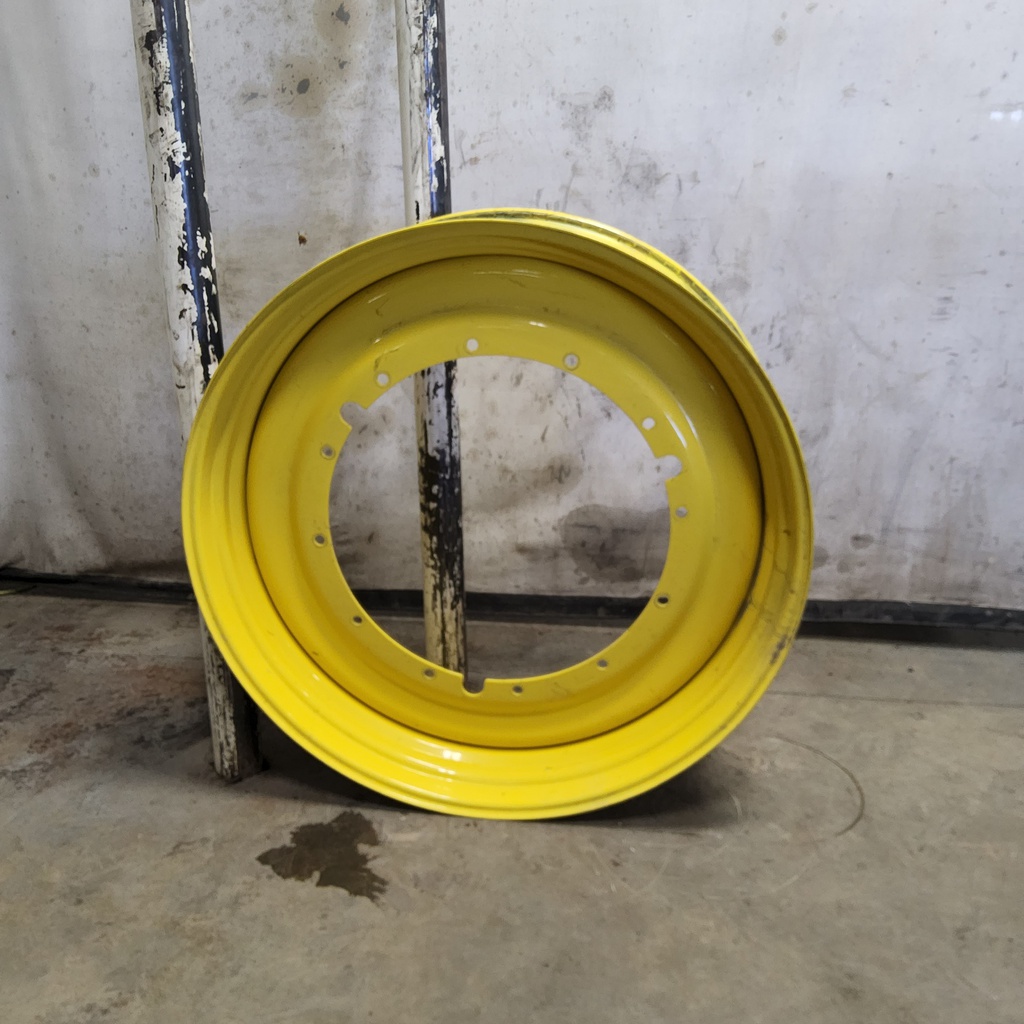 15"W x 50"D, John Deere Yellow 12-Hole Stub Disc
