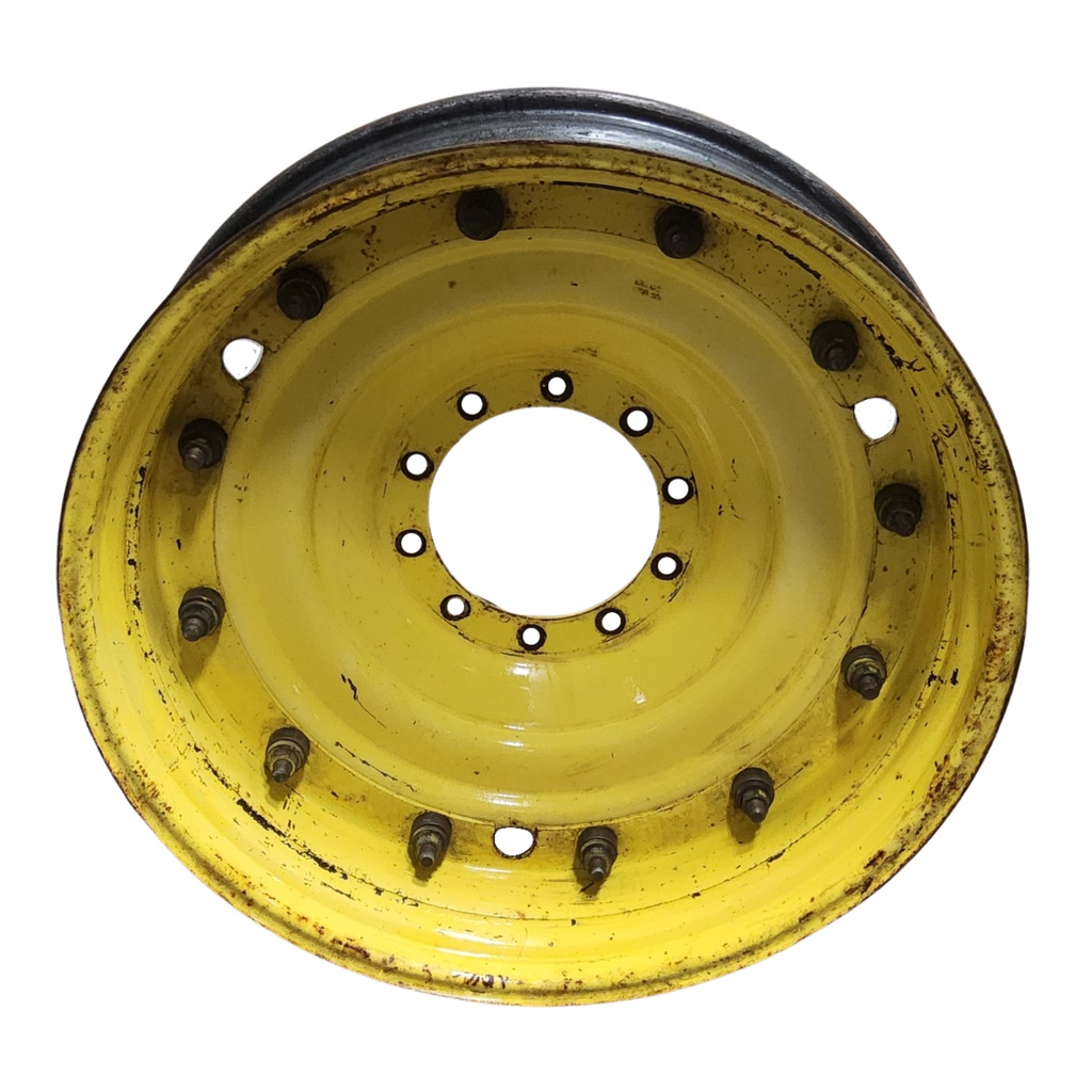 10"W x 38"D, John Deere Yellow 12-Hole Stub Disc