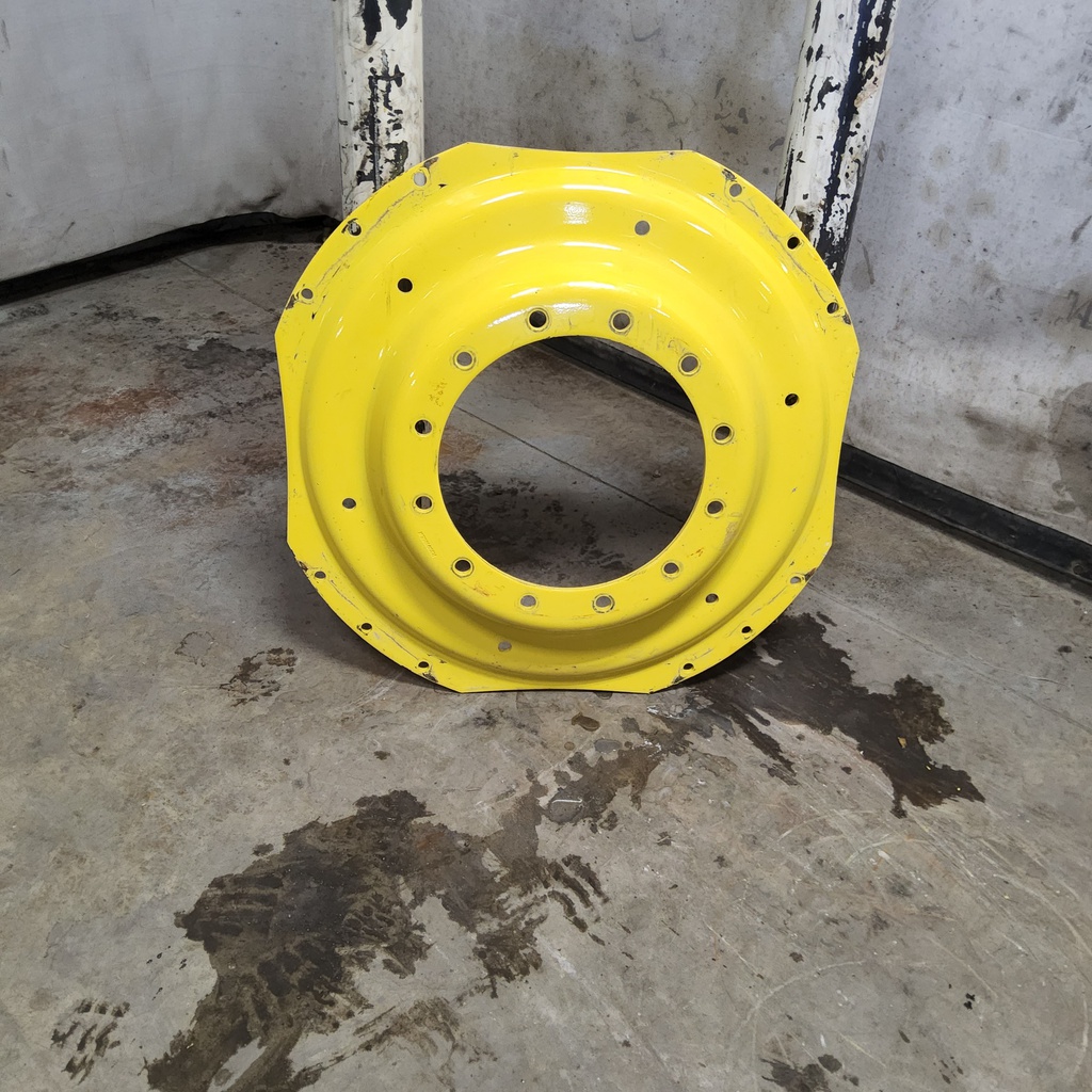 12-Hole Waffle Wheel (Groups of 3 bolts) Center for 38"-54" Rim, John Deere Yellow