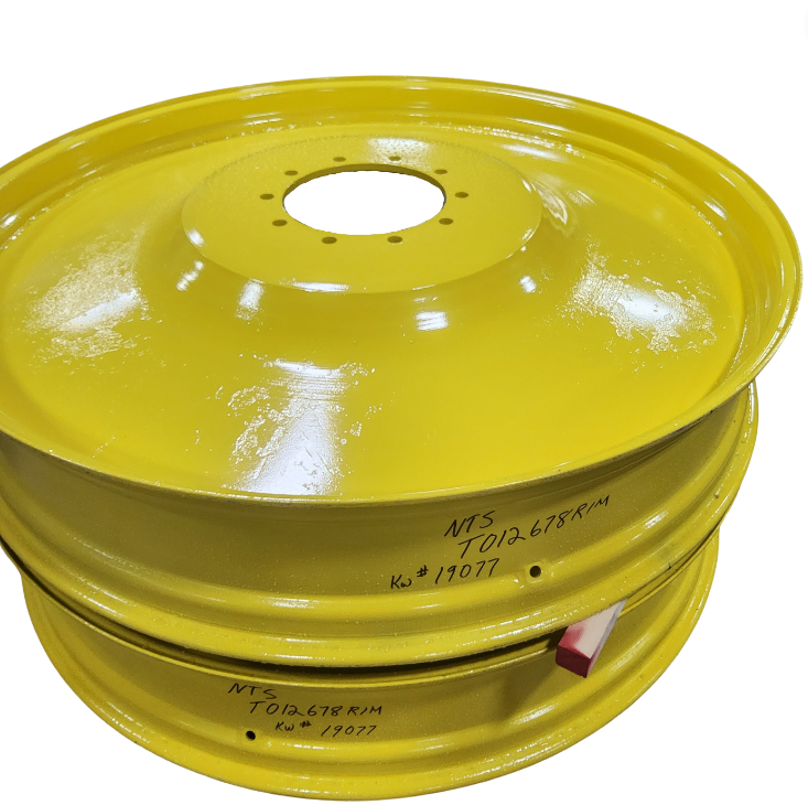10"W x 54"D, John Deere Yellow 10-Hole Spun Disc