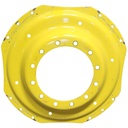 12-Hole Waffle Wheel (Groups of 3 bolts, w/weight holes) Center for 38"-54" Rim, John Deere Yellow