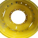 12-Hole Waffle Wheel (Groups of 3 bolts) Center for 38"-54" Rim, John Deere Yellow