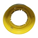 15"W x 50"D, John Deere Yellow 12-Hole Stub Disc