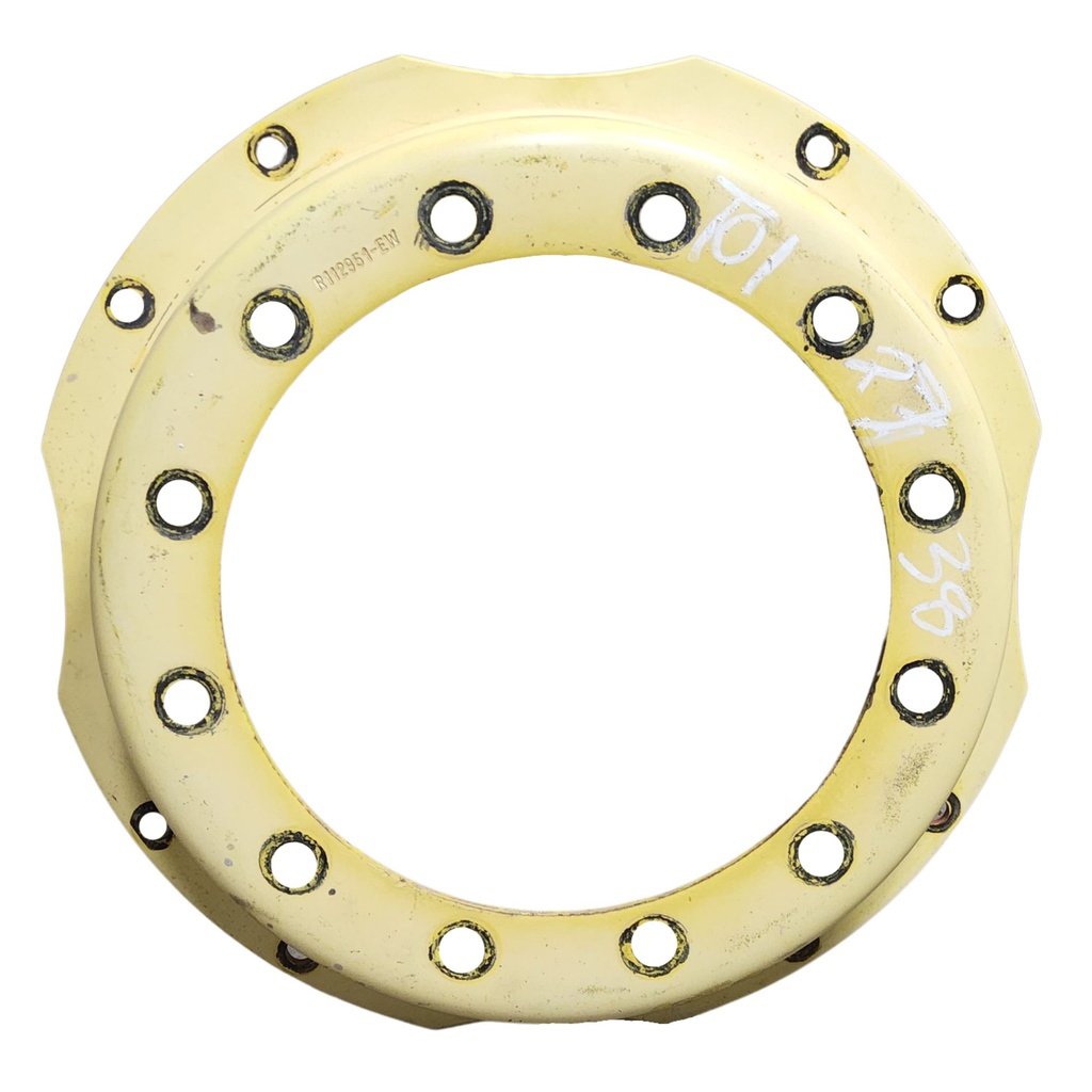 12-Hole Waffle Wheel (Groups of 2 bolts) Center for 28"-30" Rim, John Deere Yellow