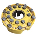10-Hole Wedg-Lok OE Style, 4.725" (120.015mm) axle, John Deere Yellow