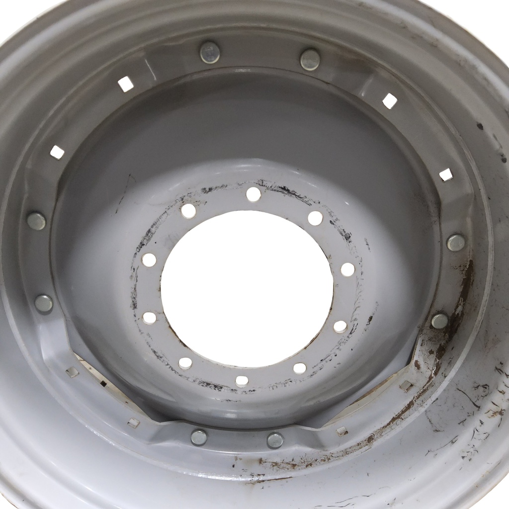 10-Hole Waffle Wheel (Groups of 2 bolts) Center for 34" Rim, Agco Corp Gray