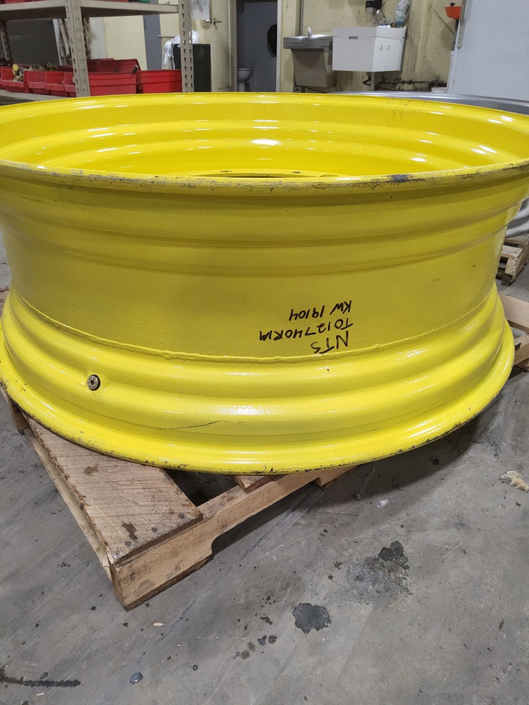 16"W x 46"D, John Deere Yellow 12-Hole Stub Disc