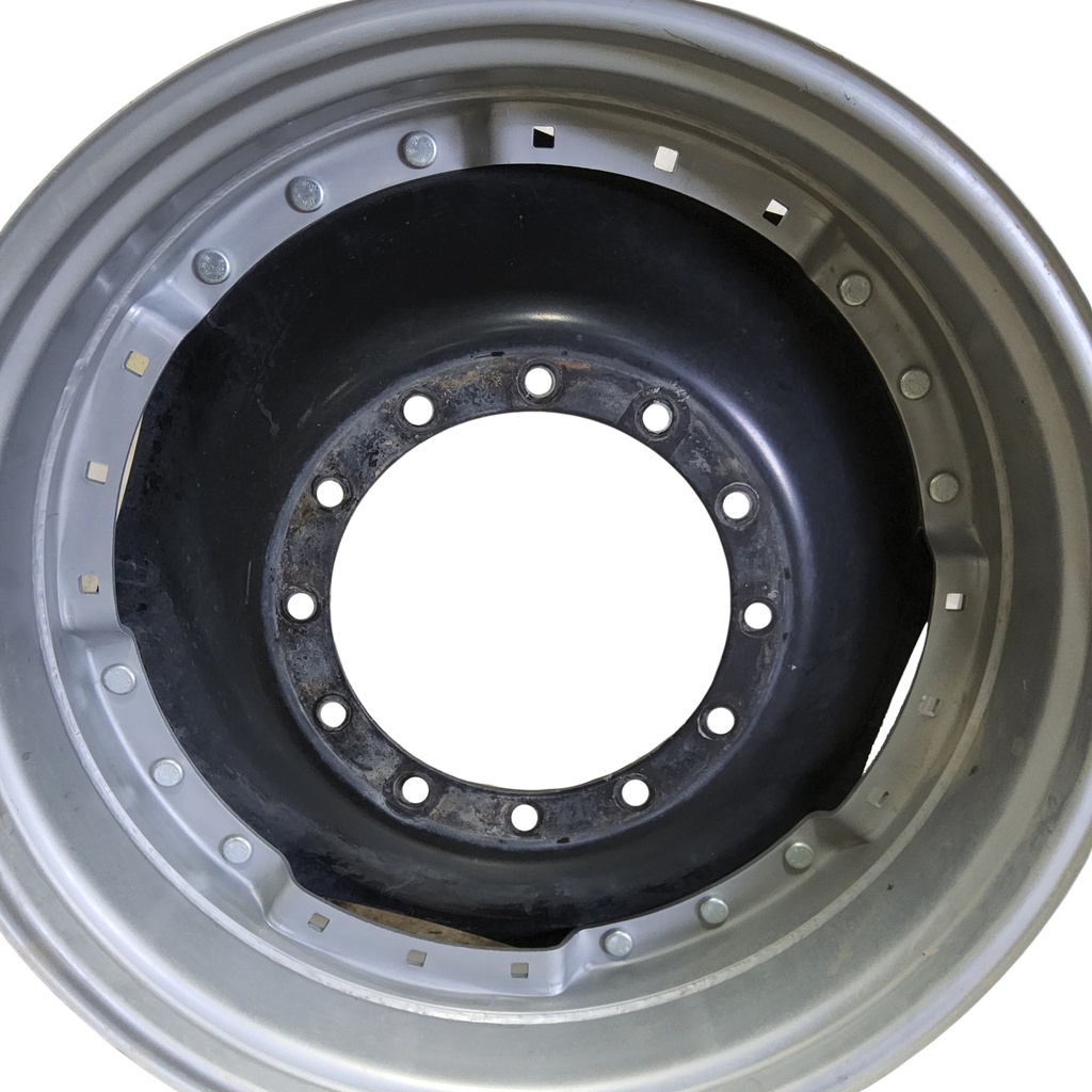 12-Hole Waffle Wheel (Groups of 3 bolts) Center for 38"-54" Rim, Black