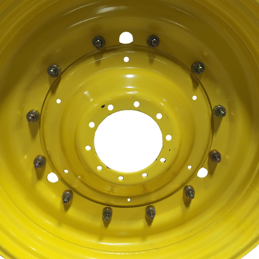 10-Hole Stub Disc Center for 38"-54" Rim, John Deere Yellow