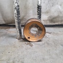 9.75"W x 16.5"D, Orange 8-Hole Implement