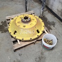 0-Hole Double Bevel 42" Cast Center for 42" Rim, John Deere Yellow