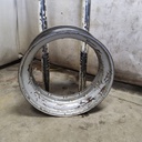 16"W x 42"D, Case IH Silver Mist Double Bevel 42" Cast