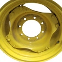 8-Hole Rim with Clamp/U-Clamp (groups of 2 bolts) Center for 24" Rim, John Deere Yellow