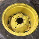 15"W x 24"D Rim with Clamp/Loop Style Rim with 8-Hole Center, John Deere Yellow