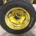 27/8.50-15 Titan Farm Multi Trac C/S NHS  HF-1 on John Deere Yellow 6-Hole Implement 70%
