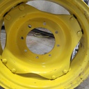 8-Hole Rim with Clamp/U-Clamp (groups of 2 bolts) Center for 24" Rim, John Deere Yellow